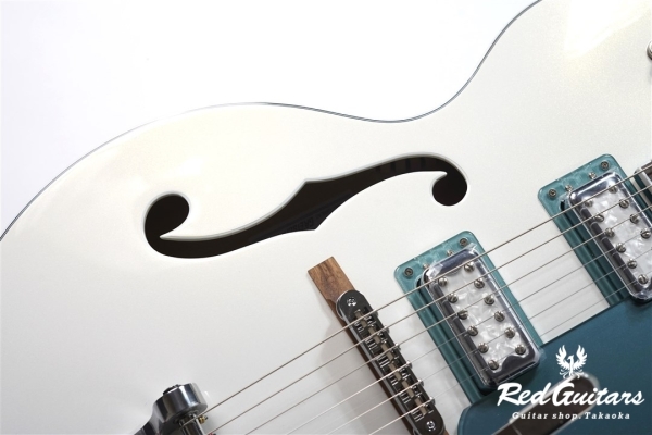 G5420T-140 ELECTROMATIC 140TH DOUBLE PLATINUM HOLLOW BODY WITH BIGSBY - Two-Tone Pearl Platinum/Stone Platinum